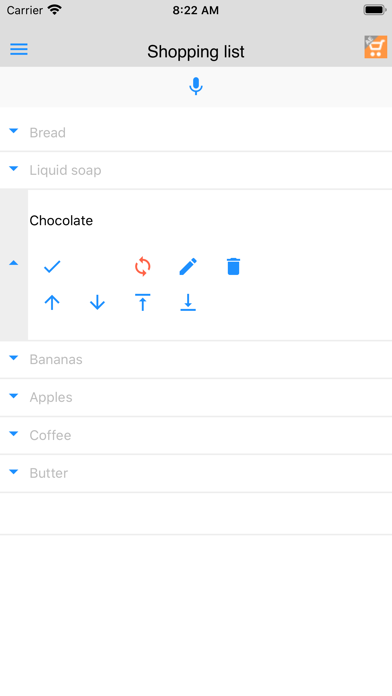 Screenshot #2 pour AE Shopping list
