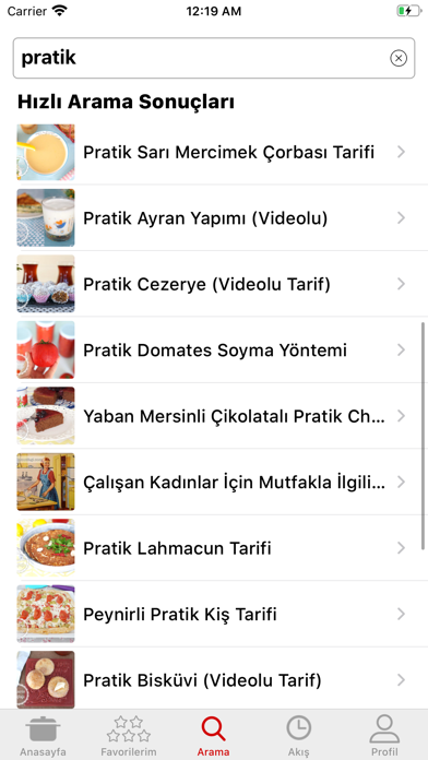 Tarif Küpü - Yemek Tarifleri Screenshot