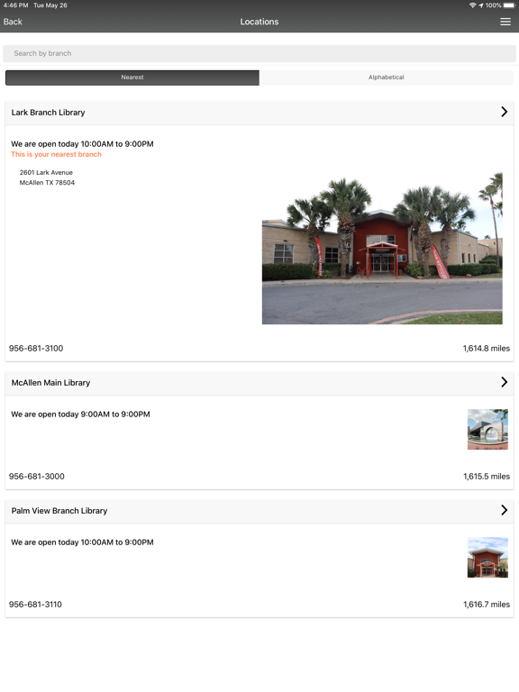 McAllen Public Library iPad screenshot 5 - Book app