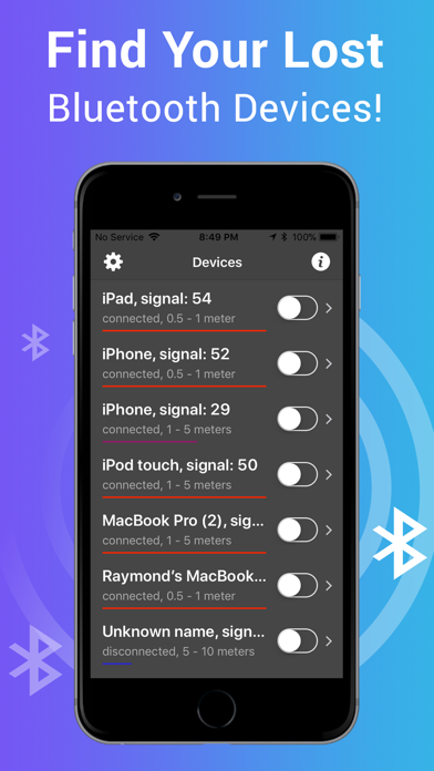 Screenshot #1 pour Bluetooth BLE Device Finder