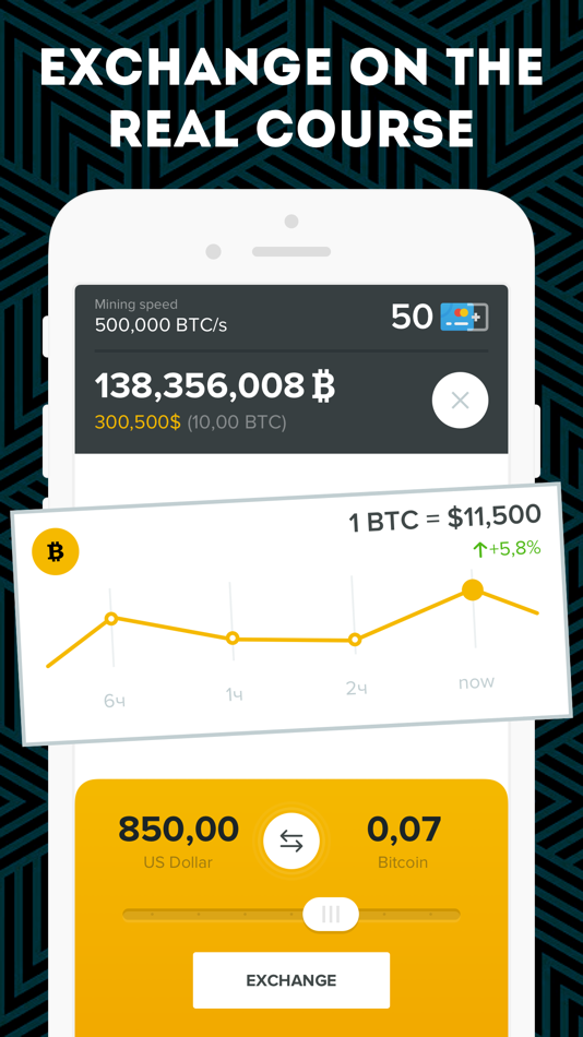 #2. The Crypto Games: Get Bitcoin (iOS) Podle: CHERNYE MEDVEDI, OOO