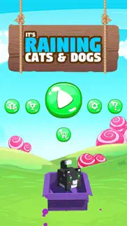 it's raining cats & dogs! iphone screenshot 1