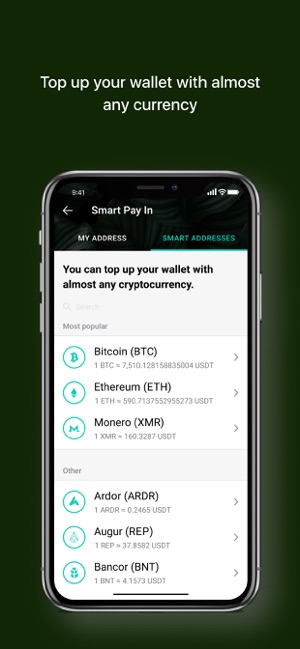 Tether Wallet by Freewallet(圖4)-速報App