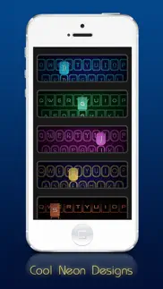 neon keyboard™ iphone screenshot 2
