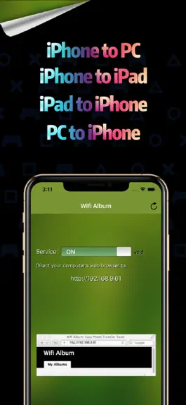 Game screenshot WiFi Album Wireless Transfer apk