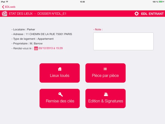 Screenshot #6 pour EDL WEB 2 - Etat des Lieux