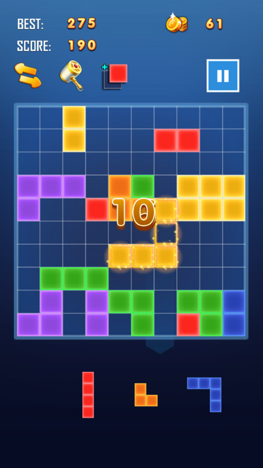 #3. Hexa Square Block Puzzle - Fun (iOS) 由: 广才 杜