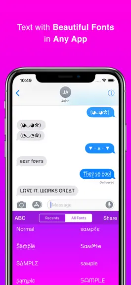 Game screenshot Cool Symbols Keyboard & Fonts apk