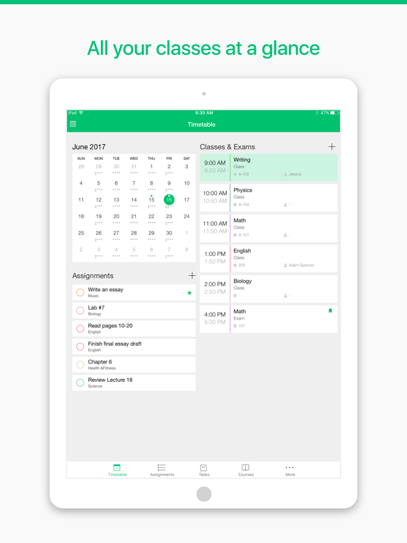 Screenshot #4 pour Pocket Schedule Planner