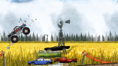 Screenshot from Stickman Downhill Monstertruck