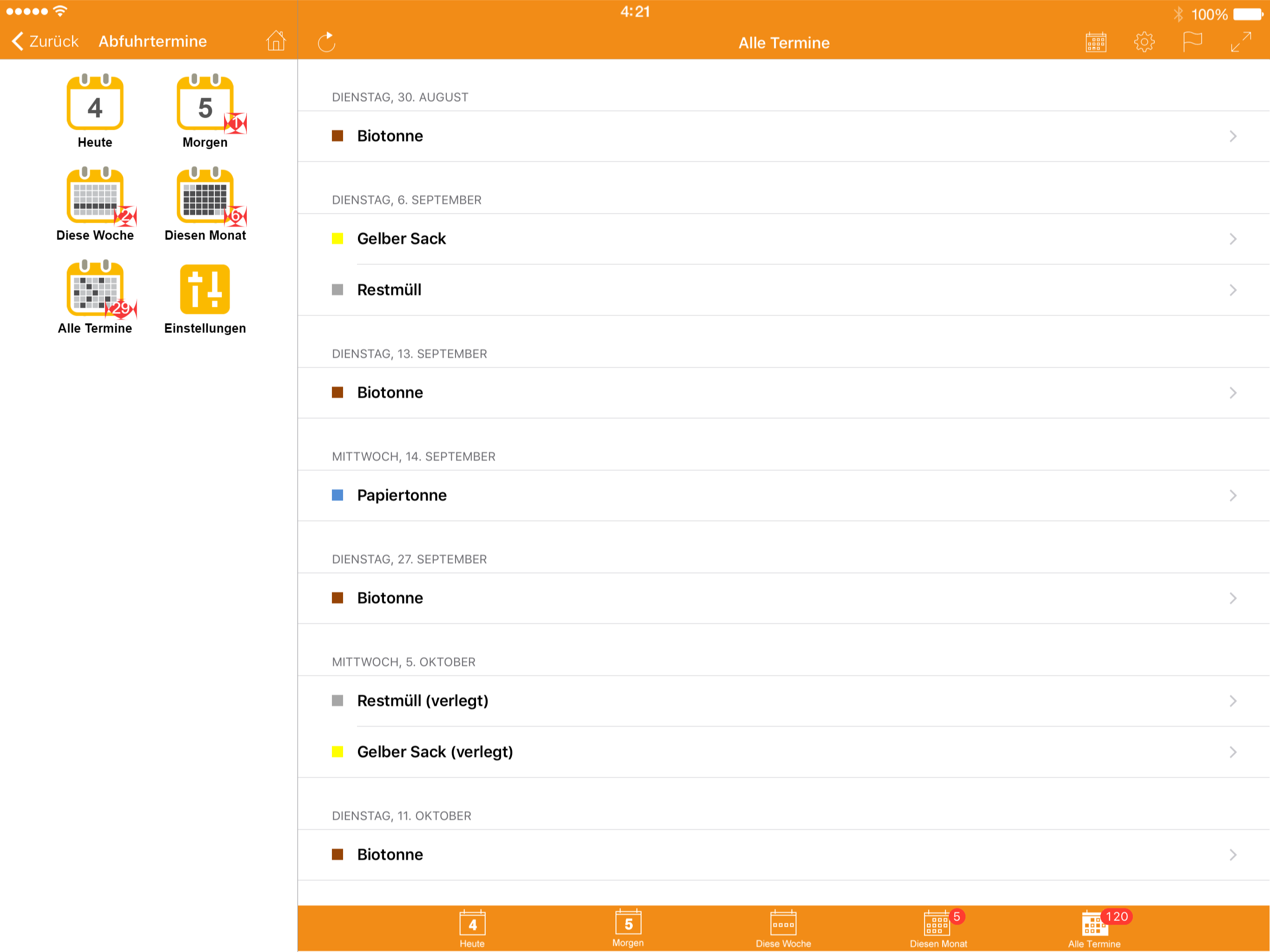 Abfall App CLP