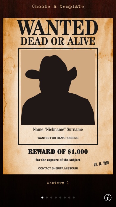 Wanted Poster Pro Screenshot