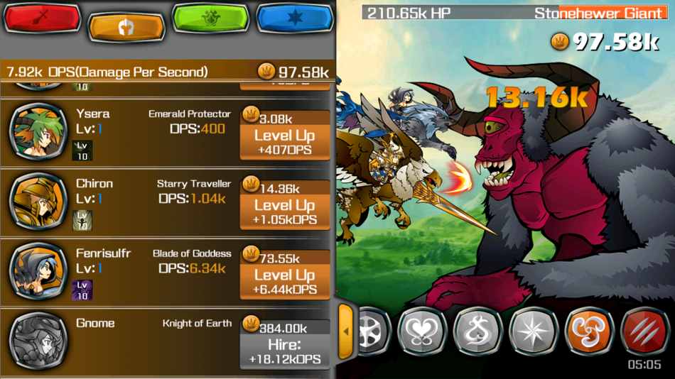 #5. Army of Goddess Tap (iOS) Podle: Tang Cho man