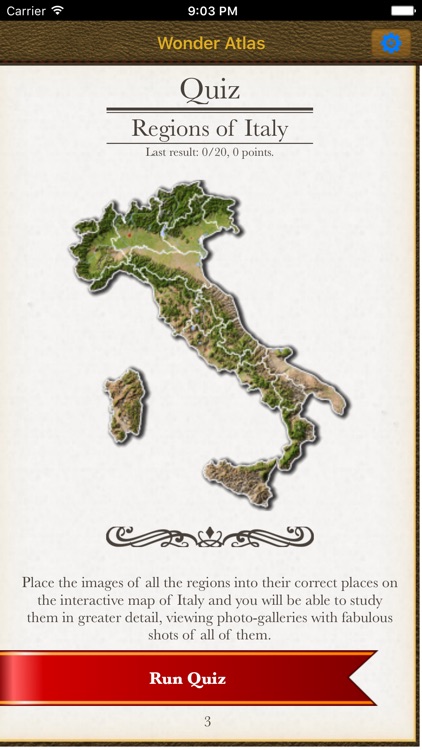 Italy. The Wonder Atlas Quiz