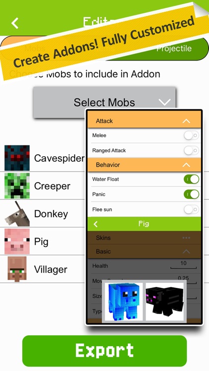 MCPE Addons - Addon Creator screenshot-3