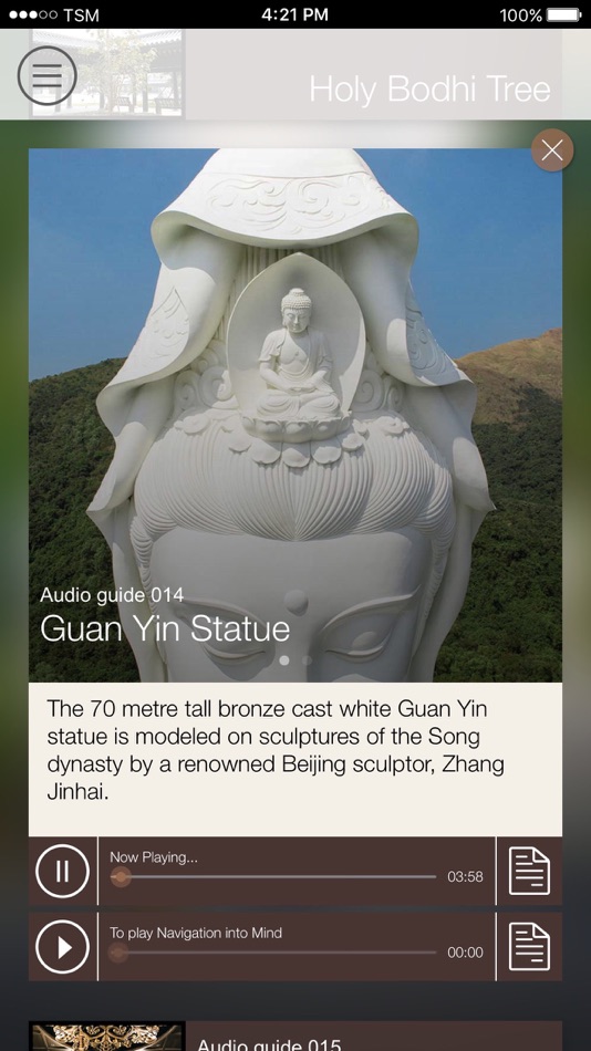 #4. Svaha App-Tsz Shan Audio Guide (iOS) 由: 慈山寺