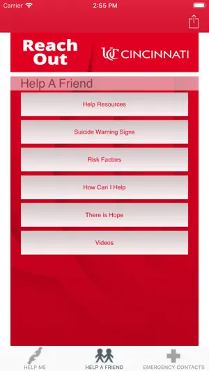 Univ of Cincinnati-Reach Out screenshot 1