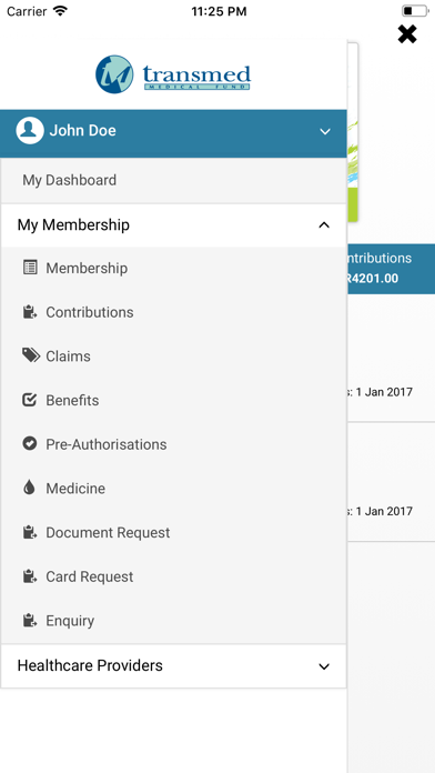Transmed Medical Fund Screenshot