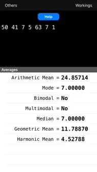 Averages Calculator iphone bilder 0