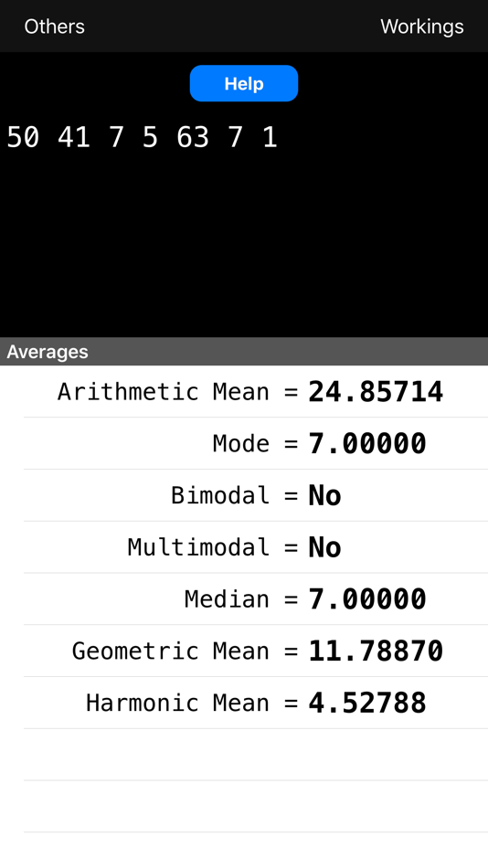 Averages Calculator - 1.9 - (iOS)