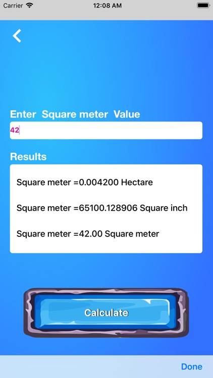 Area Density & Energy Calculat