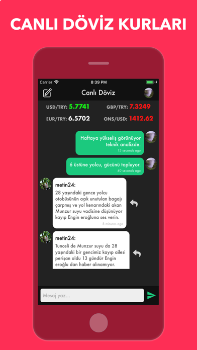 Screenshot #1 pour Canlı Döviz - Dolar Kuru Takip