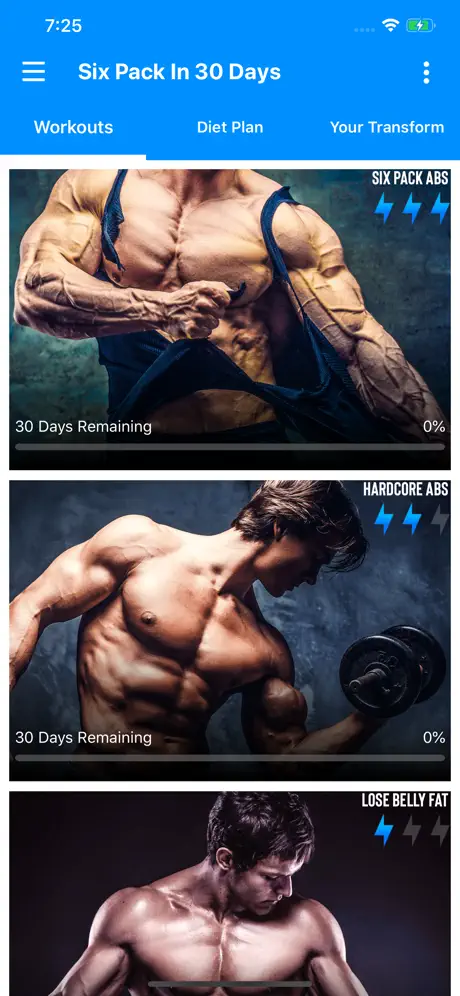 Six Pack in 30 Days -With Diet