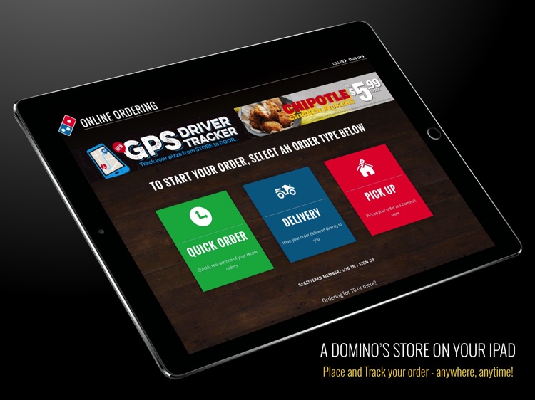 Domino's NZ for iPad