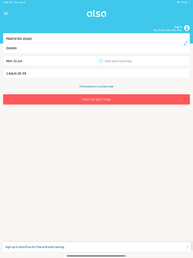 Alsa: Buy coach tickets Screenshot