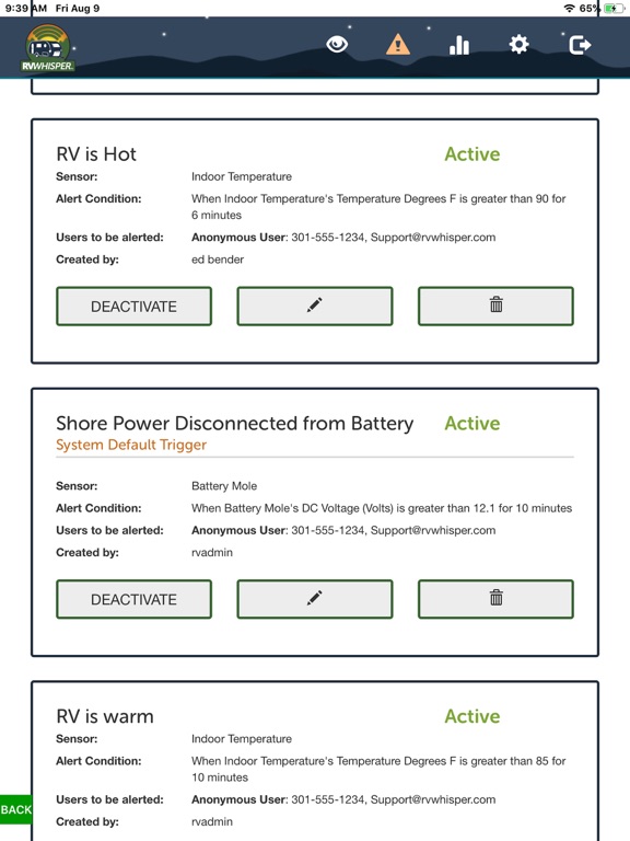 RV Whisper Launcher iPad screenshot 5 - Travel app