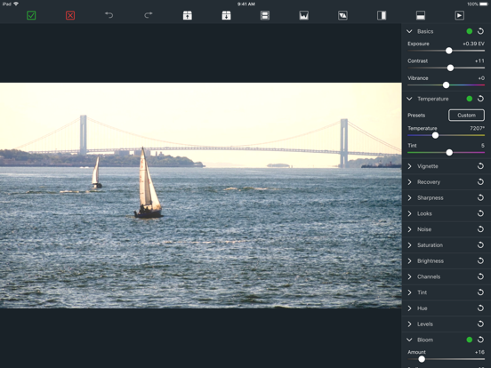 VideoGrade iPad screenshot 5 - Photo & Video app