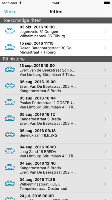 Screenshot #3 pour Cabman Mobile - Ritinformatie