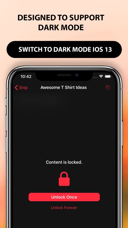 Snip - Write Notes and Lists