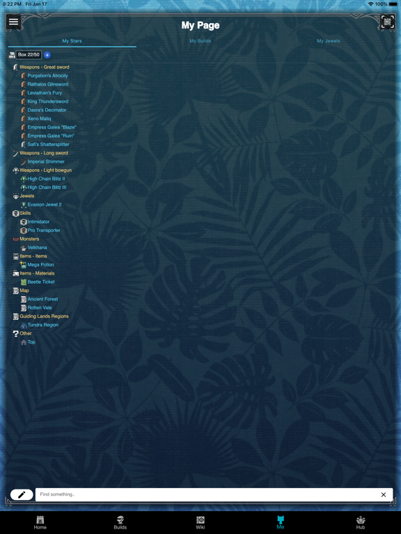 GameCat: MHW iPad screenshot 9 - Reference app