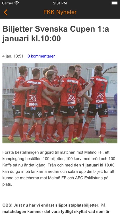 FK Karlskrona screenshot-3