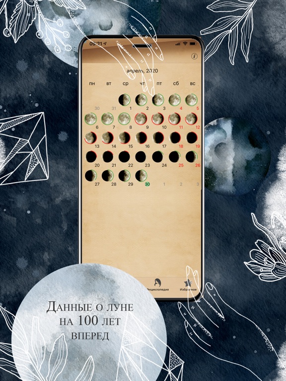 Лунный календарь стрижек iPad screenshot
