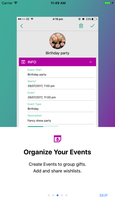 GiftLog - Gift List Manager Screenshot