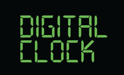 Digital Clock for TV