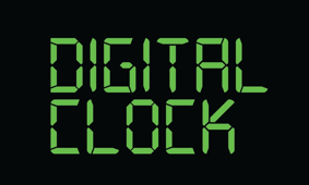Digital Clock for TV 应用图标，Apple TV App Store 付费榜 第 14 名