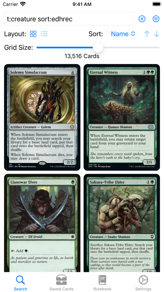 #5. MTG Wizard (iOS) Av: Jacob Hearst