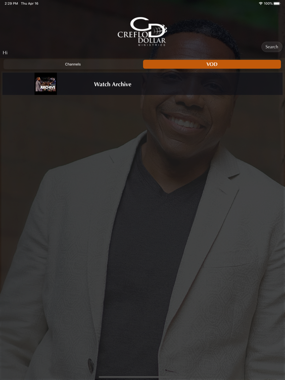 Creflo Dollar Ministries Live iPad screenshot 7 - Lifestyle app