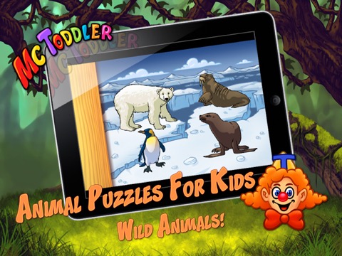 子供や幼児のための動物のパズルは - 野生動物パズルを形成のおすすめ画像2
