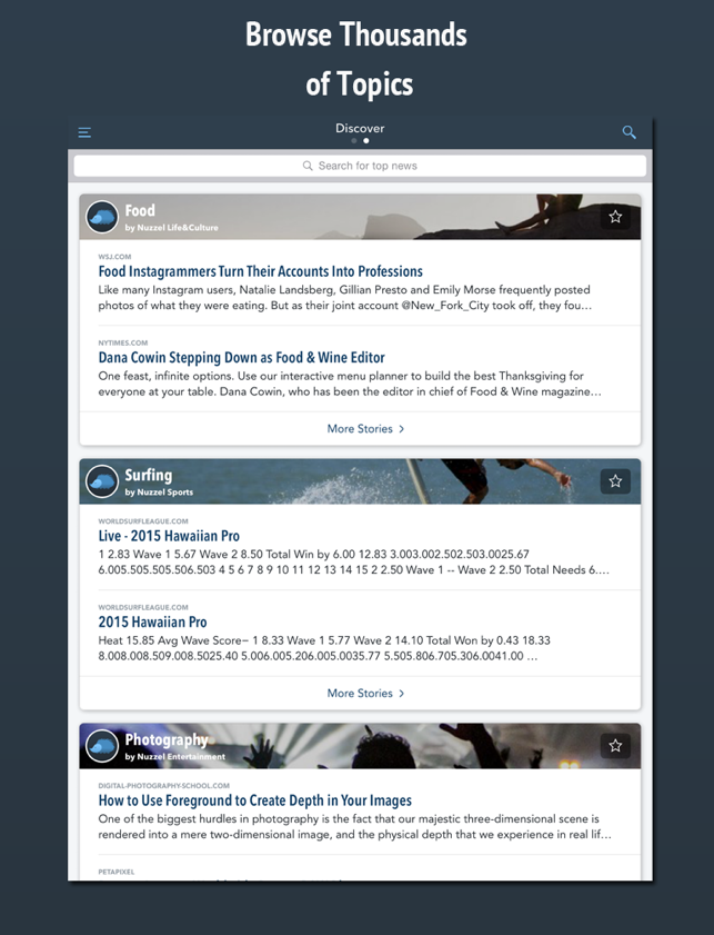 ?Nuzzel: News for Professionals Screenshot