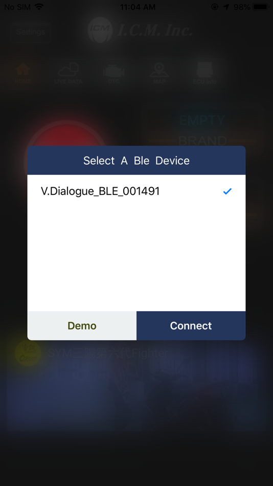 #1. V.Dialogue-BLE (iOS) 由: I-CHIN MOTOR TECHNOLOGY Co.,Ltd