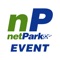 The netPark Event app is an add-on feature for parking facilities who use the netPark system