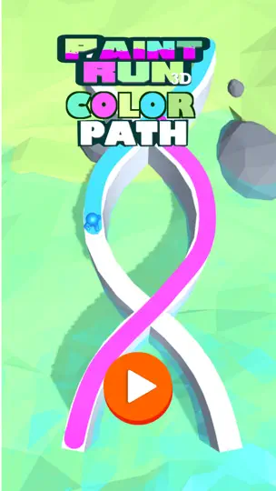 Paint Run 3D Color Path iPhone Screenshot 1