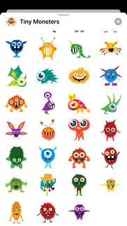 tiny monster creature stickers iphone screenshot 3