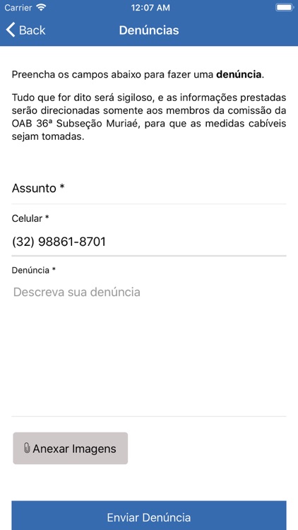 OAB/MG Muriaé screenshot-4