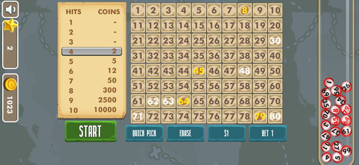 Keno Eggs Lucky Vegas