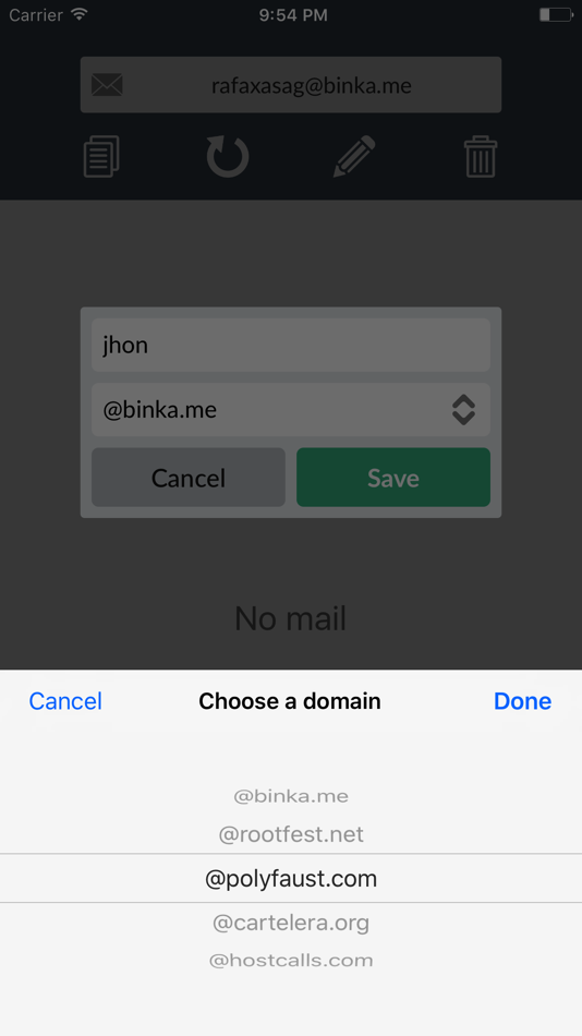 #3. Temp Mail - anonymous email (iOS) 由: Ruslan Balkarov